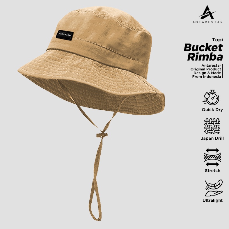 SALEE Topi Pria Bucket Hat Rimba Topi Gunung Pria Wanita Outdoor Topi Rimba Mall Antarestar