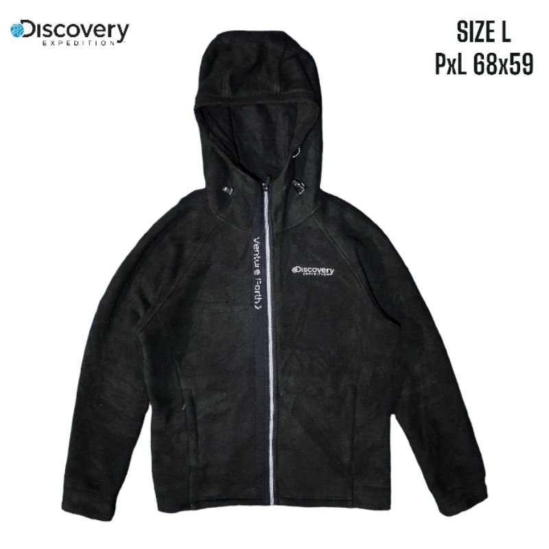 Hoodie FullZip Discovery Sherpa Luar Dalam