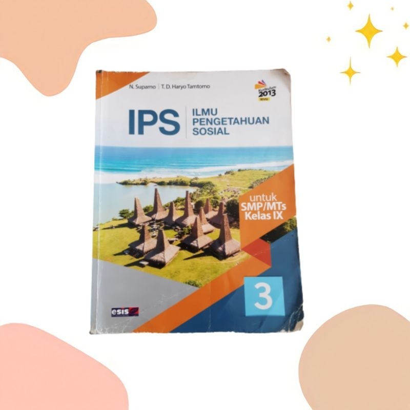 BUKU ILMU PENGETAHUAN ESIS SMP KELAS 9 | BUKU MANDIRI IPS TERPADU SMP KELAS 9 | BUKU PEMBELAJARAN IP