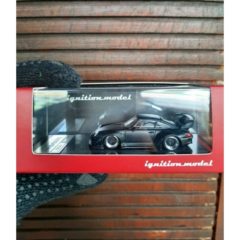ignition model porsche 993 black matte RWB