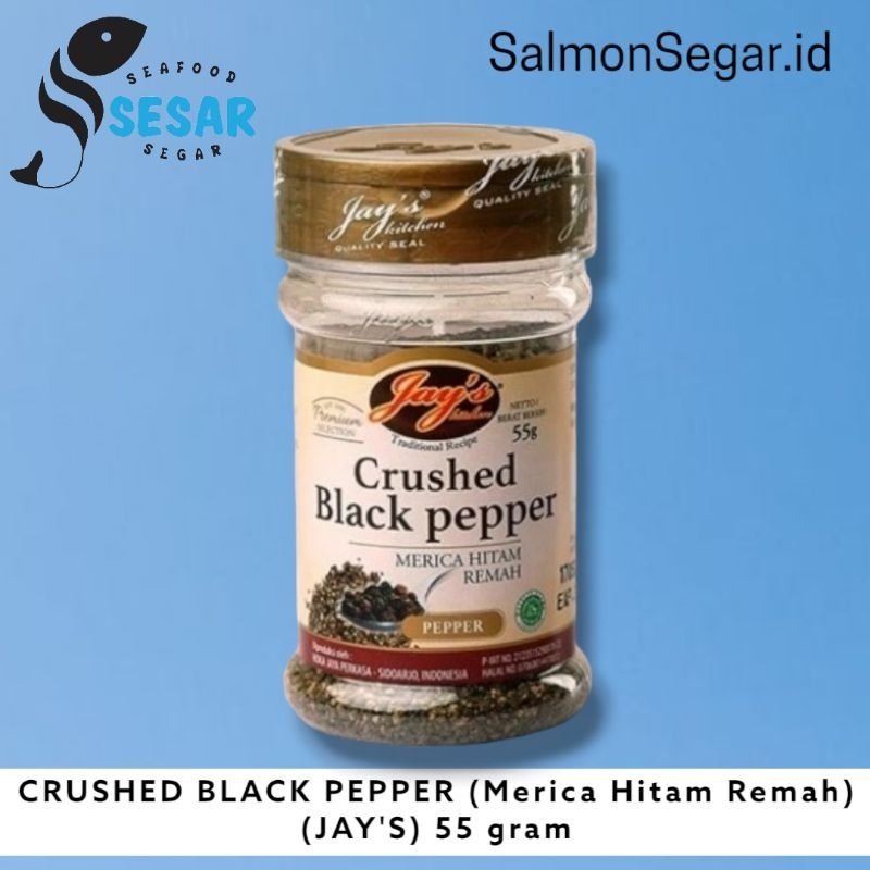 

Jays Crushed Black Pepper - Merica Hitam Remah 60gr