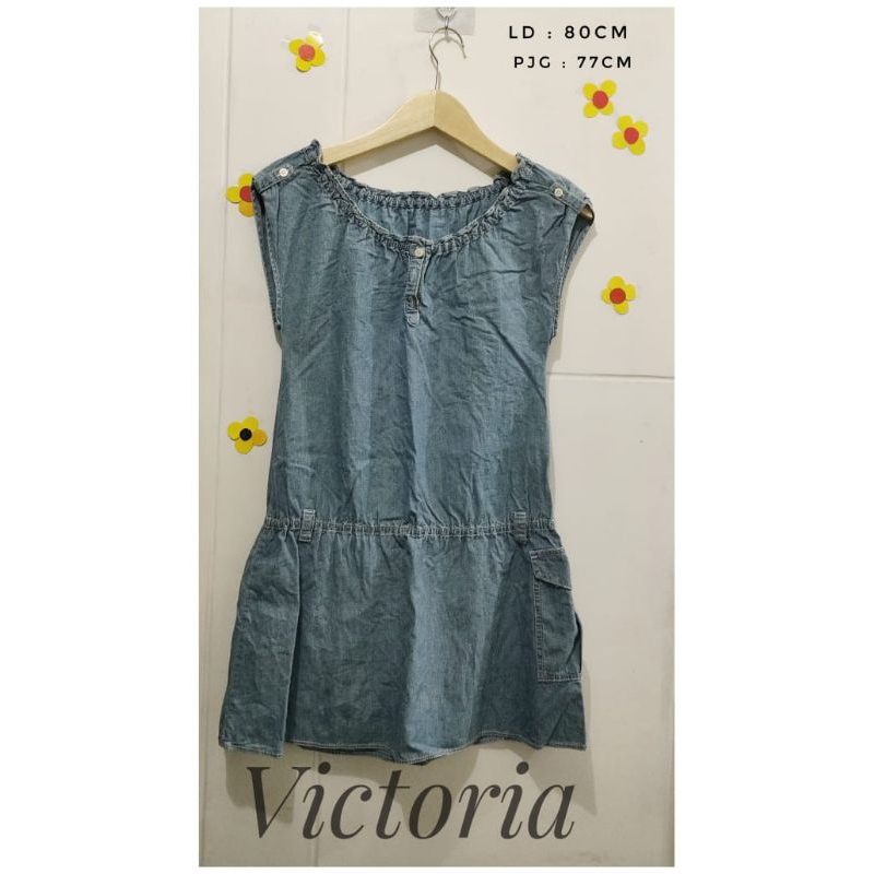 Preloved Dress Denim
