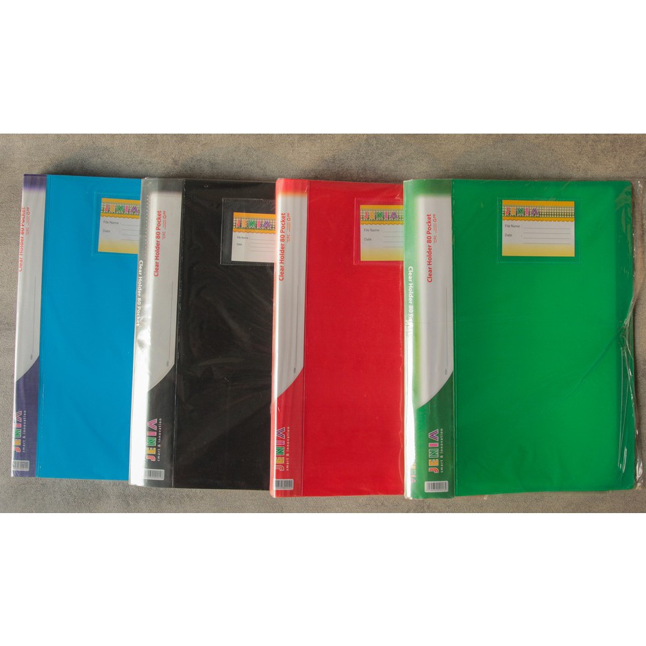 

KODE Q38F Clear Holder Polos 8 Poket Folio