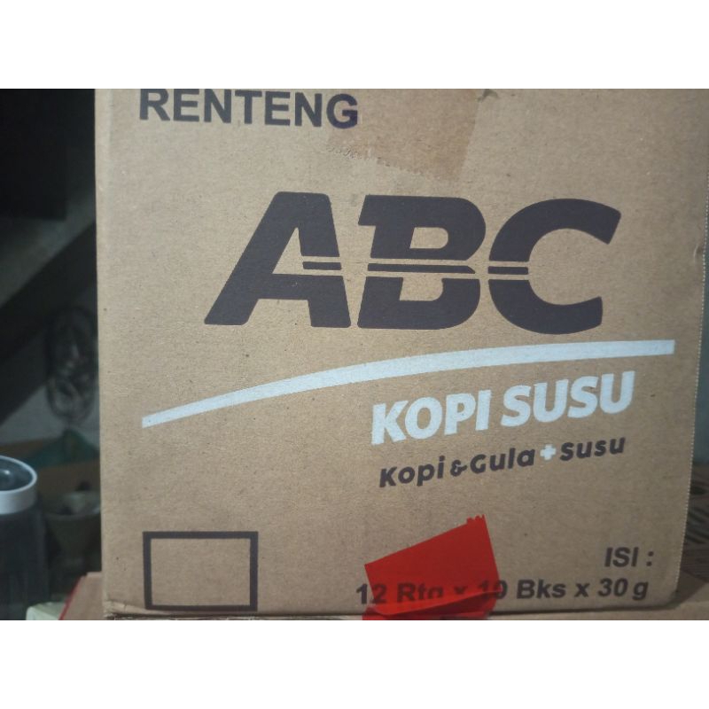 

Abc Kopi Susu Kartonan Isi 12 Renteng