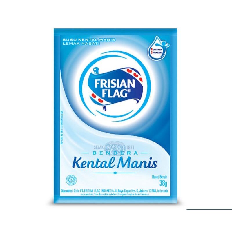 

Frisian Flag Kental Manis Putih 6X38G