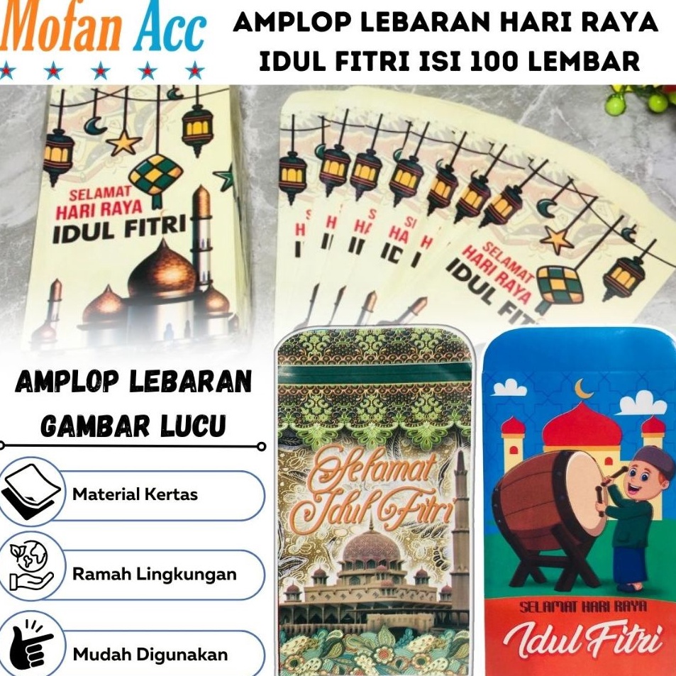 

Buruan Belanja Amplop Lebaran Isi 1 Lembar Angpao Ucapan Selamat Hari Raya Idul Fitri Ampau THR Edisi Spesial Eid Mubarak Ramadhan Islam Tempat Bingkisan Penyimpanan Uang Untuk Anak Anak Saudara Orang Tua Multifungsi