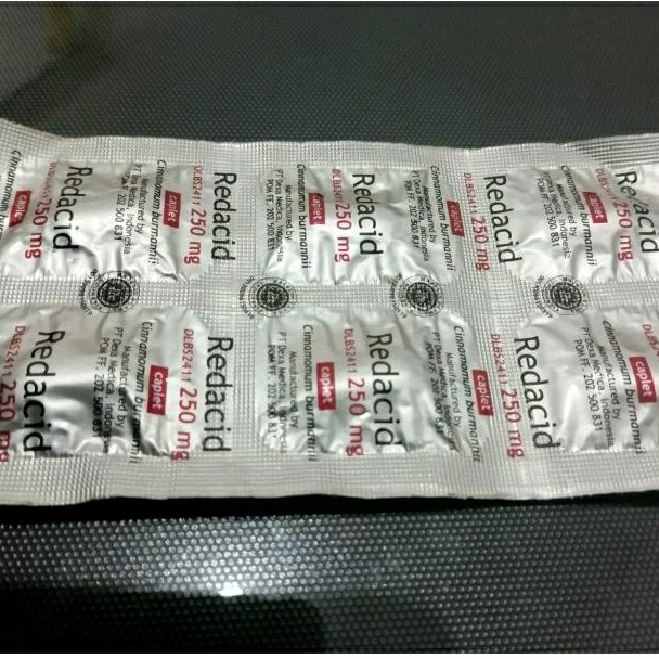 Redacid 250mg / strip