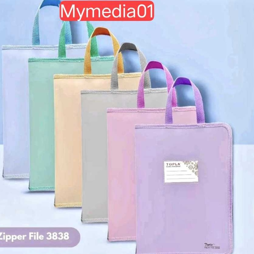 

Pabrik Resmi ZIPPER BAG ZIPBAG MAPTAS FOLDER RESELETING A4 TOPLA 3838 TERMURAH