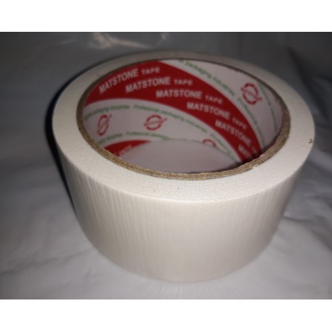 

First Quality Lakban kain putih 2 inch x 11 meter cloth tape 48mm x 11 meter matstone