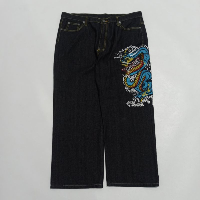 VINTAGE TAPOUT JEANS DRAGON NOT JNCO DOGTOWN EVISU