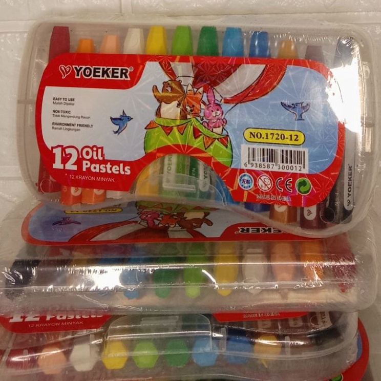 

Pasti Murah OIL 12PASTELS 12KRAYON MINYAK YOEKER