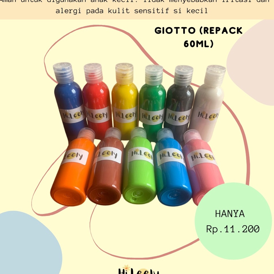 

Diskon Pembelian 6 ML CAT WARNA GIOTTO AMAN UNTUK ANAK MUDAH DIBERSIHKAN AMAN UNTUK KULIT SENSITIF BANYAK PILIHAN WARNA