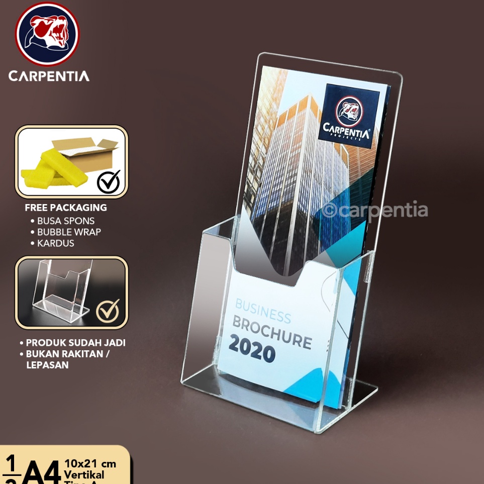 

Serbu Sekarang Brochure Holder AcrylicTempat Brosur Akrilik 13 A4 Tipe A Bening