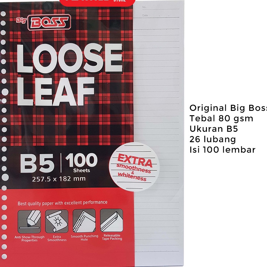 

Kejar Obral Flashee Kertas Binder B5 Garis Loose Leaf Garis Kertas File Note Garis Isi Binder B5 1 Lembar Termurah