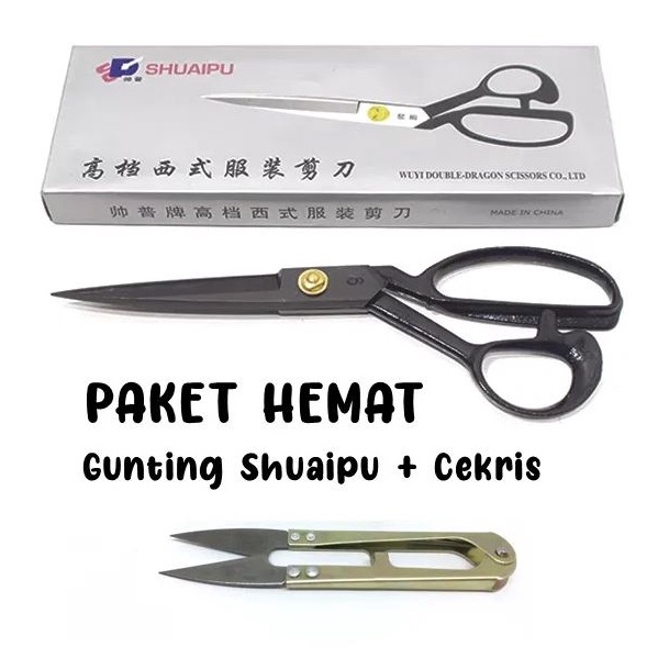 

Hadir Terheboh Gunting Potong Bahan Shuaipu Cekris Buang Benang Kombo Hemat