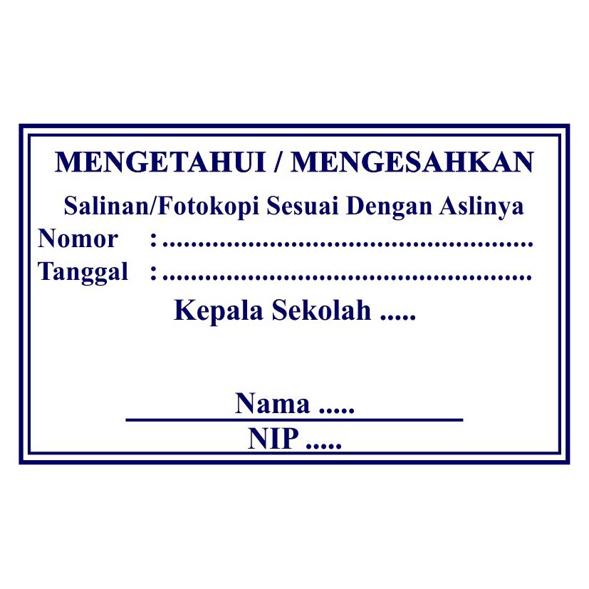 

Update Ekonomis Stempel Legalisir atau Size Besar