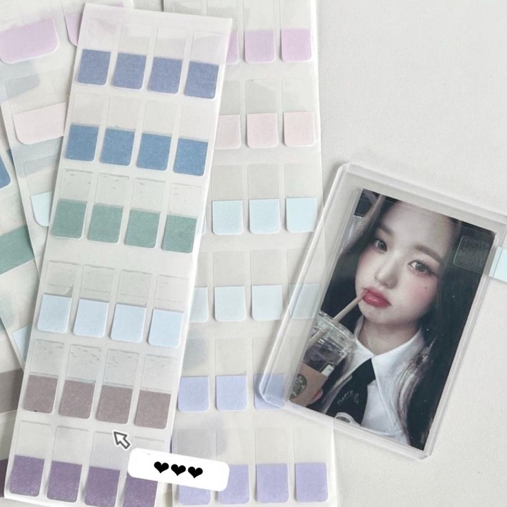 

Super Obral Moonjin Studio Memo Index Tab Sticky Notes Photocard