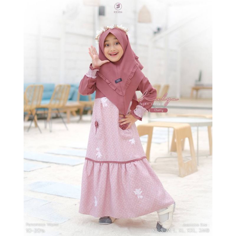 Dilovable.id | GAMIS ANAK GAMIS SET KOMBINASI HULYA SERIES GAMIS LEBARAN BY. DIENNA