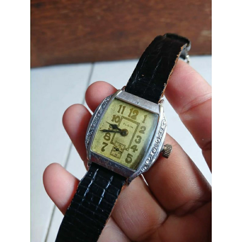 jam original Elgin subsecond art deco