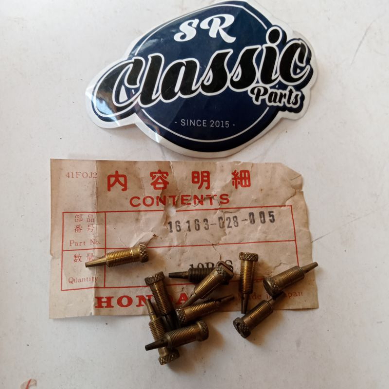 sekrup penghenti gas throttle Honda s90 1965 16163-028-005 original