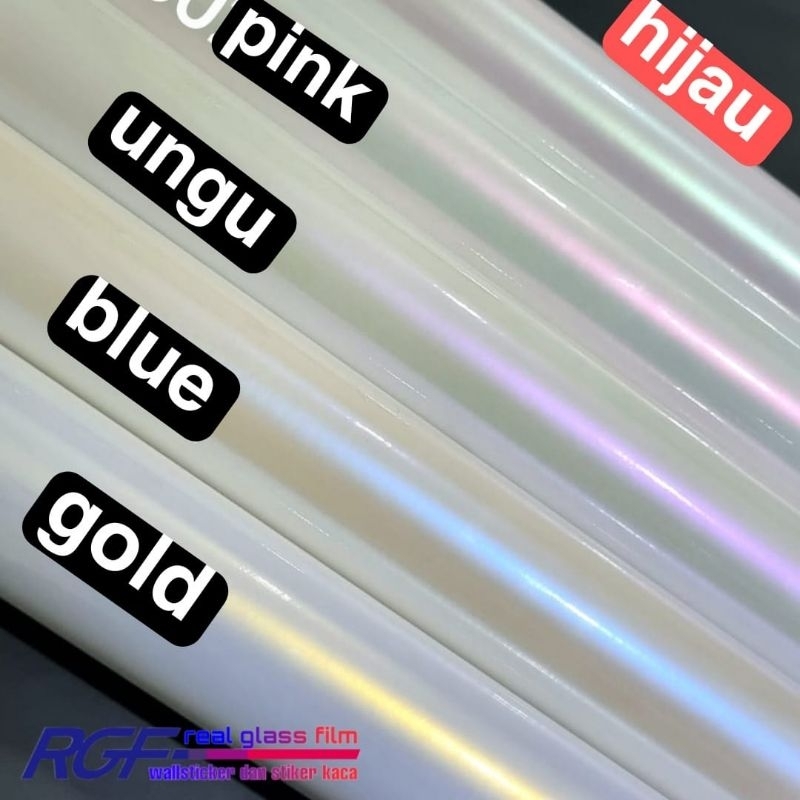 sticker skotlet lembayung putih mutiara merk derek