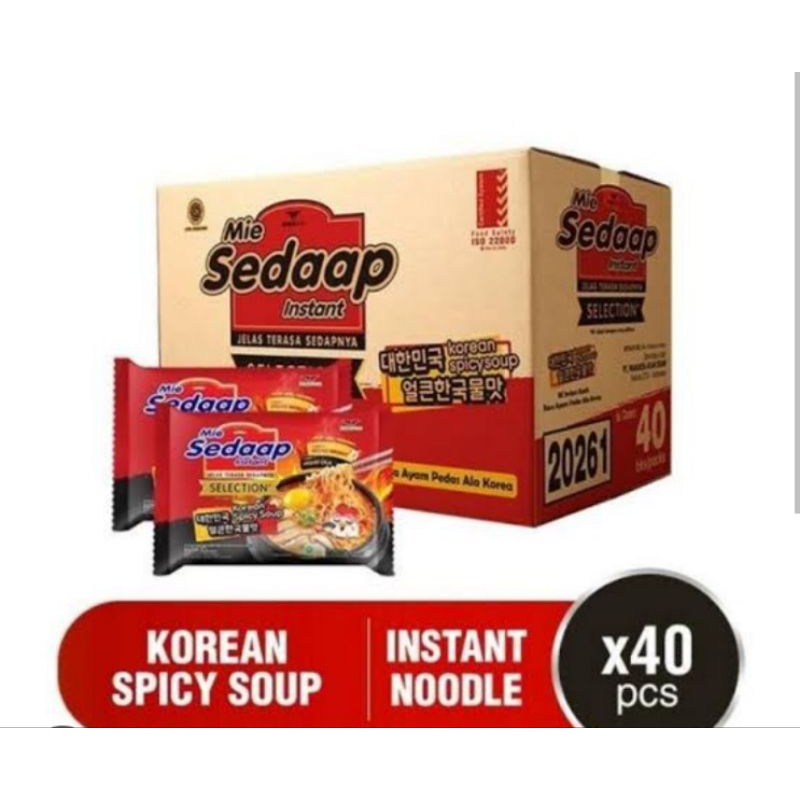 

mie sedap korean spicy soup/murah/halal/1 box