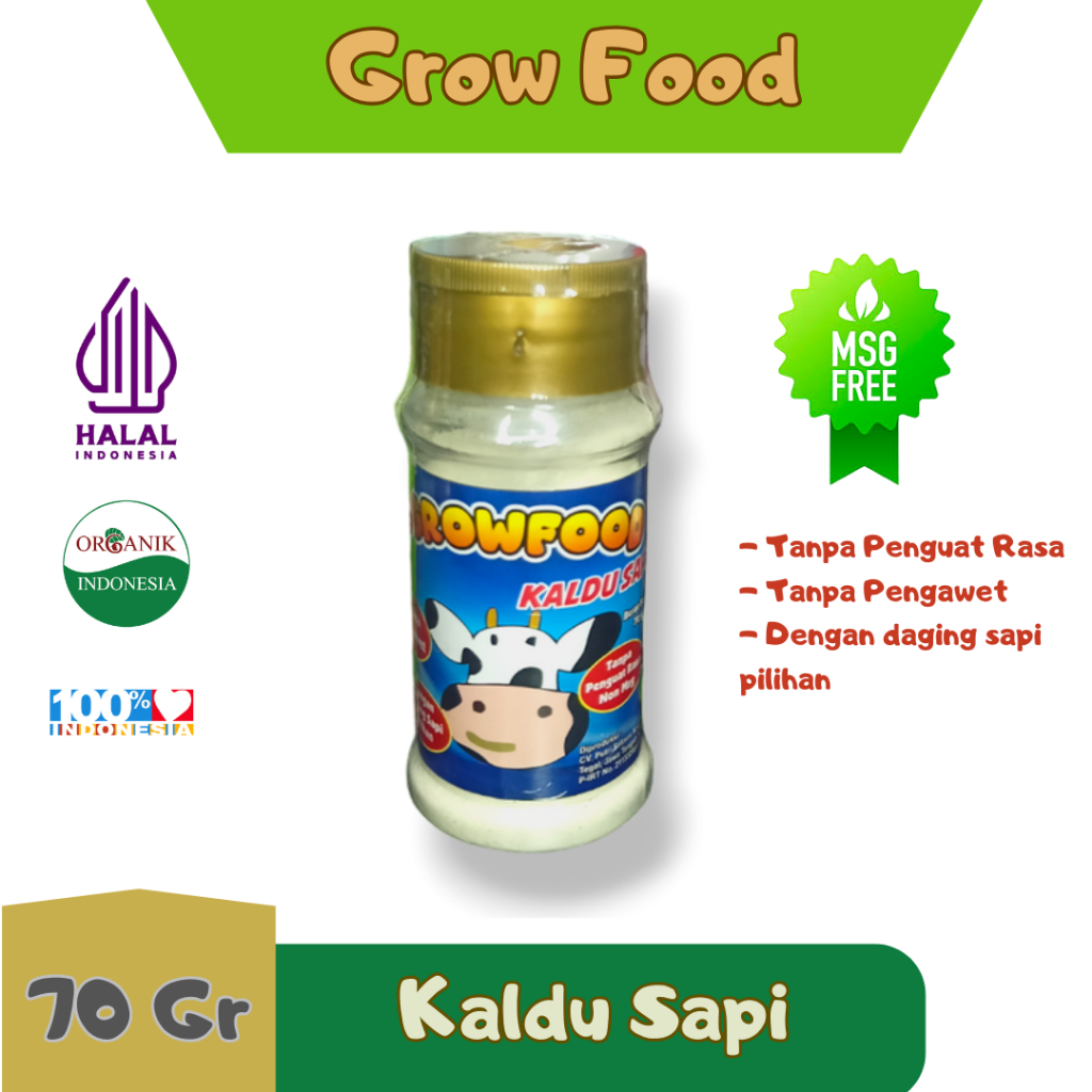 

Grow Food - Bumbu Masak Kaldu Sapi - Non MSG