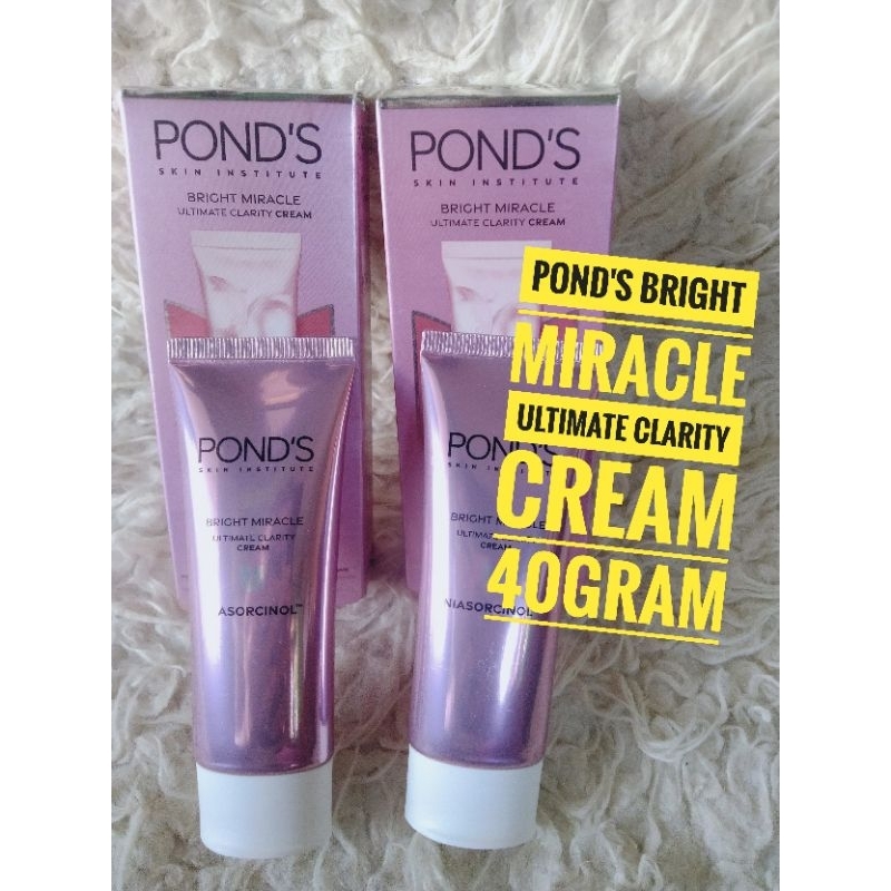 Ponds bright Miracle ultimate clarity cream 40g / pelembab ponds / krim ponds / bedak pon