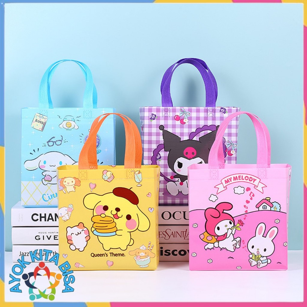 

AKB Goodie Bag Tas kado ulang Tahun karakter Animals Paper Bag kantong anak Motif Kartun Tas Hampers waterproof Souvenir Ulang tahun