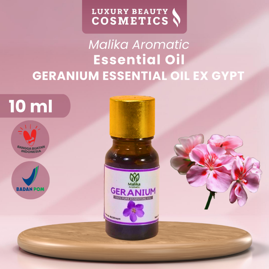 Geranium Essential Oil Ex Gypt @ 10 Ml / Essential Oil / Aromaterapi / Aromatherapy Oil / Oil Essent