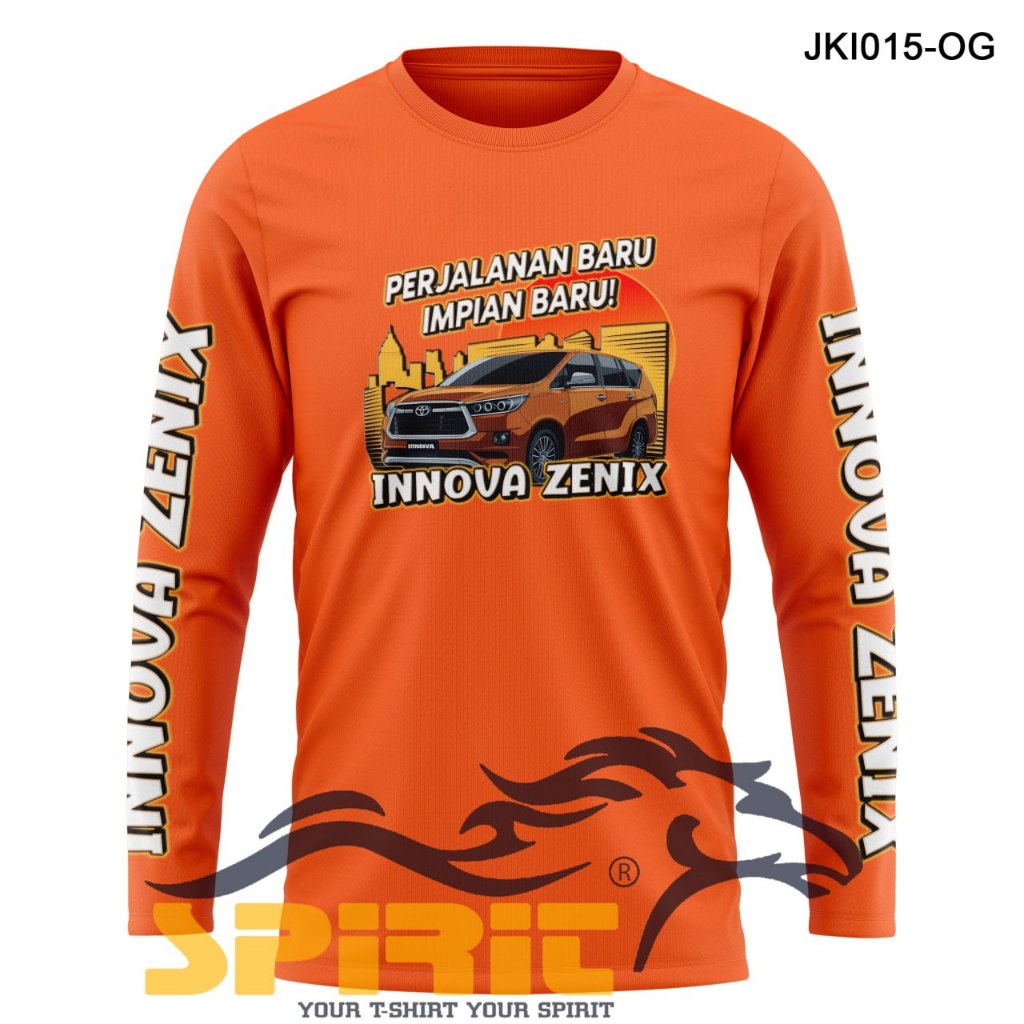Kaos Innova Zenix Lengan Panjang - Stylish & Modern untuk Fans Toyota