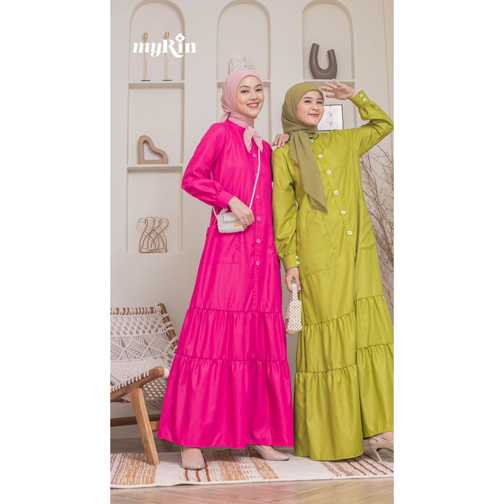 Lumina Dress | Pakaian muslim wanita | MyRin |