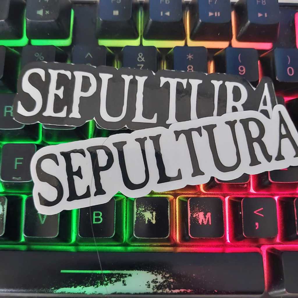 

STIKER SEPULTURA - LOGO BAND THRASH METAL - STIKER VINYL ANTI AIR