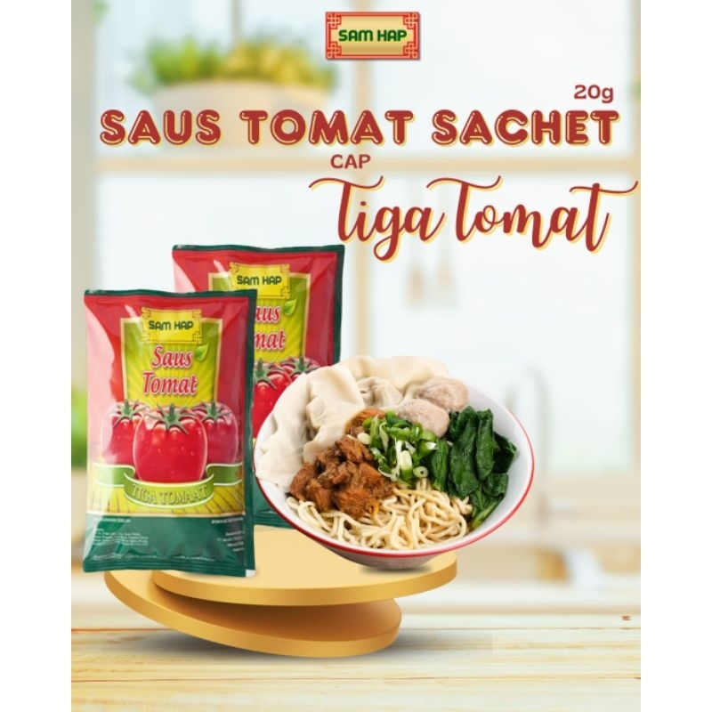 

SAMHAP Saus Tomat Sachet | SAMHAP Saus Sachet 20g