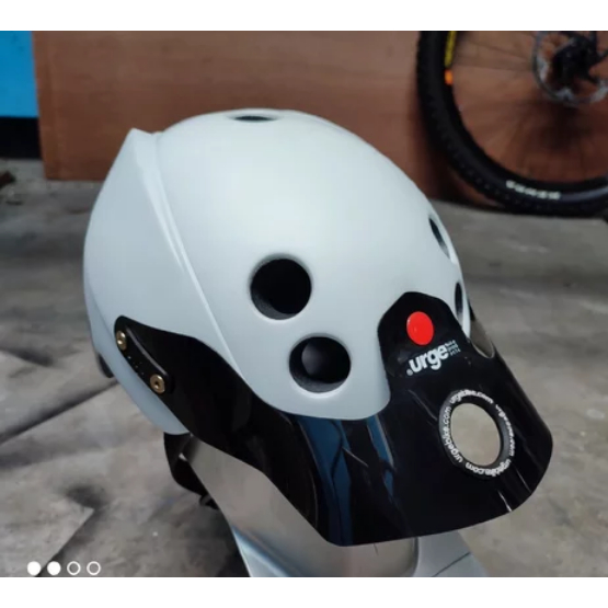Urge Helmet Sepeda Enduro O Matic Gen Ke 1 White Mat
