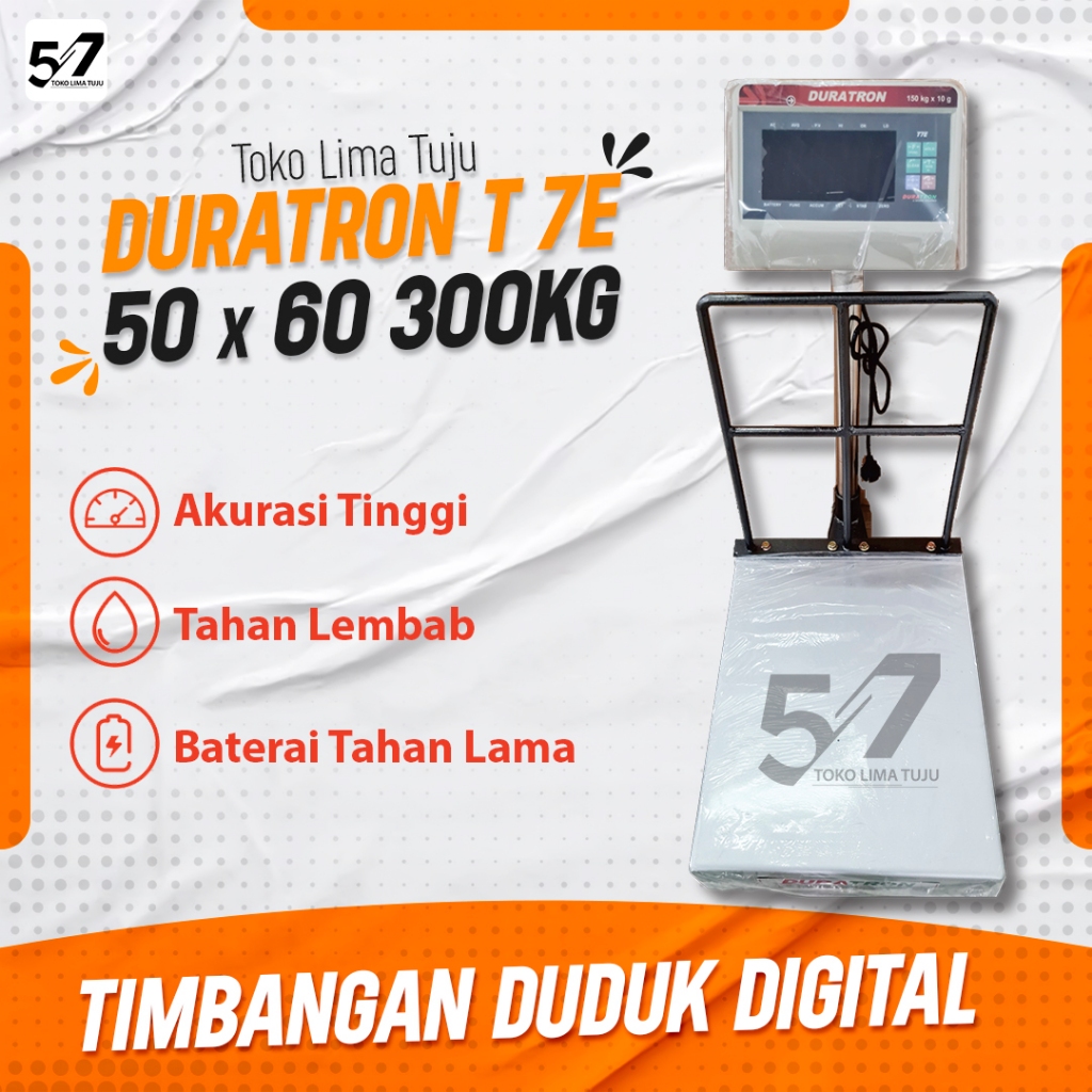 Timbangan Digital Duratron T7E 50 X 60 300kg