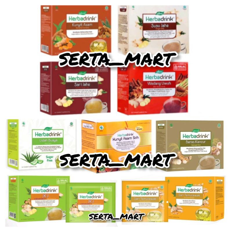 

Herbadrink Jamu Herbal Instan Herba Drink Lidah Buaya / Kunyit / Jahe / Temulawak / Beras Kencur