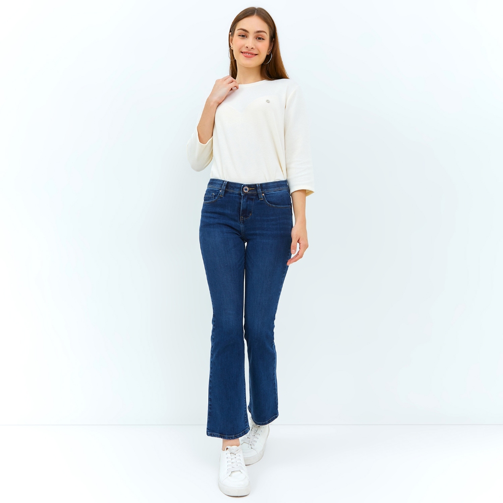 C2 Vinnie Blue Jeans Push Up Bootcut Wanita
