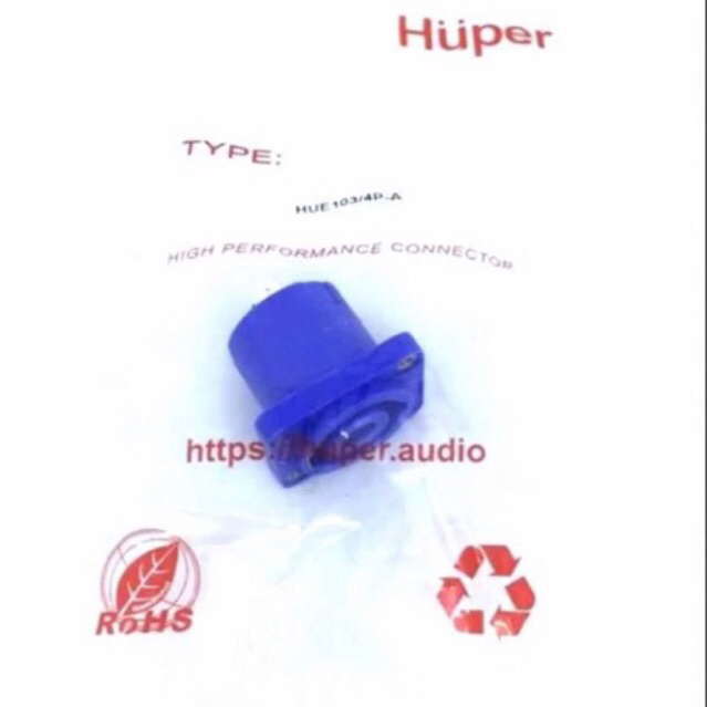 Soket Spikon Huper HUE-103/4P Socket Speakon Huper