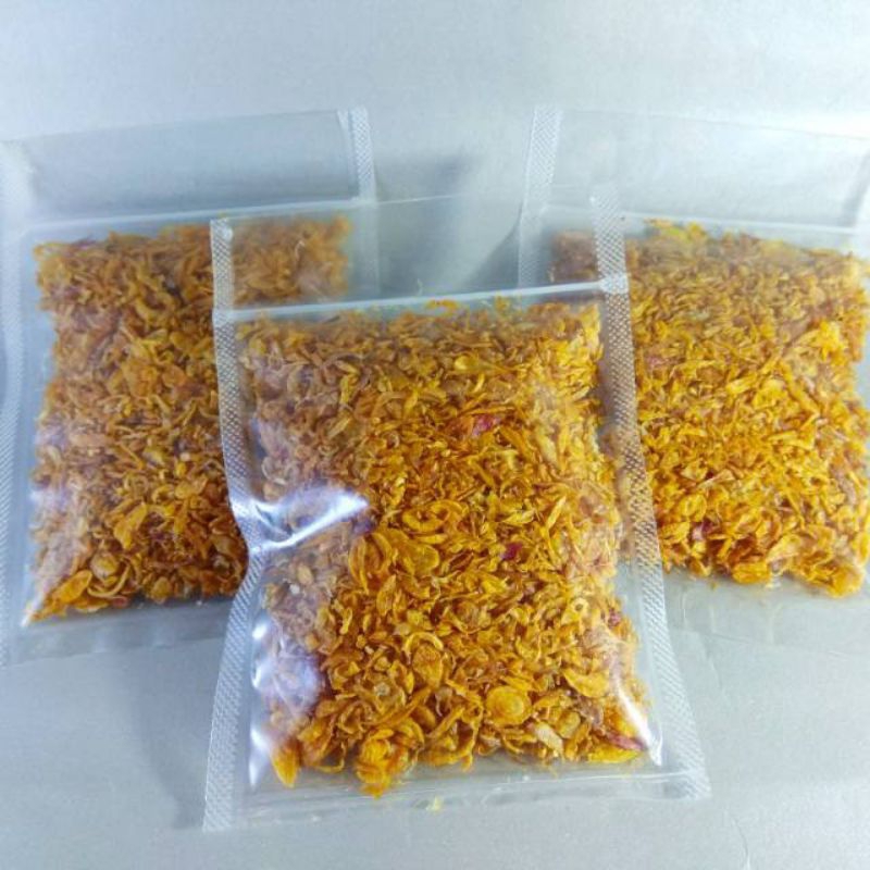 

bawang goreng gurih brebes-sumenep 100 gr-1kilo