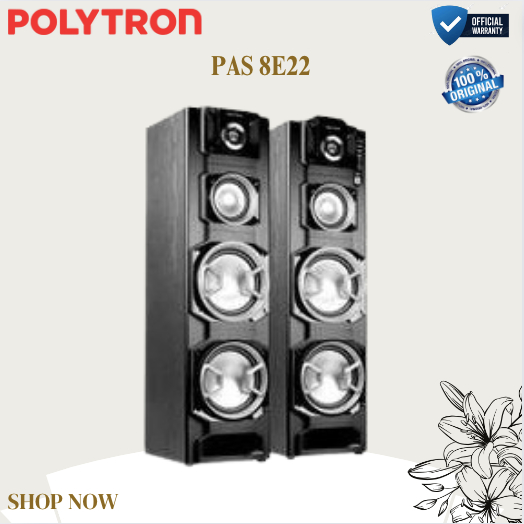 POLYTRON SPEAKER AKTIF PAS 8E22 SPEAKER AKTIF/PAS-8E22/PAS8E22/PAS 8E22/POLYTRON ORIGINAL GARANSI