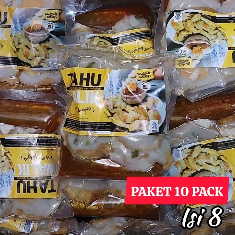 

Paket 10 Pack Tahu Walik Krezzz Ambyarr Medium Isi 8 Best Seller