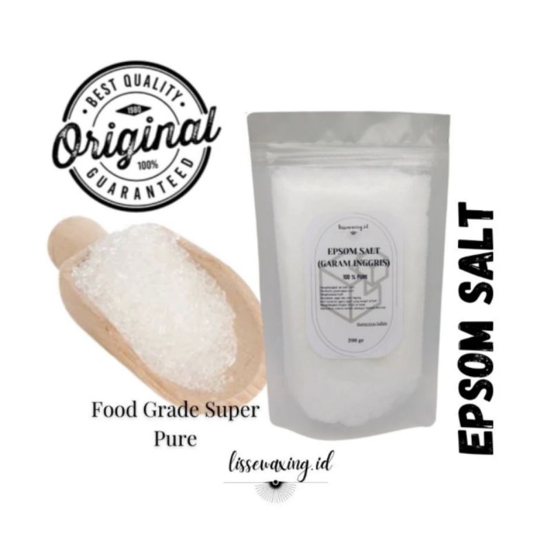 epsom salt/ garam mandi/ garam kesehatan/ garam inggris 200gr