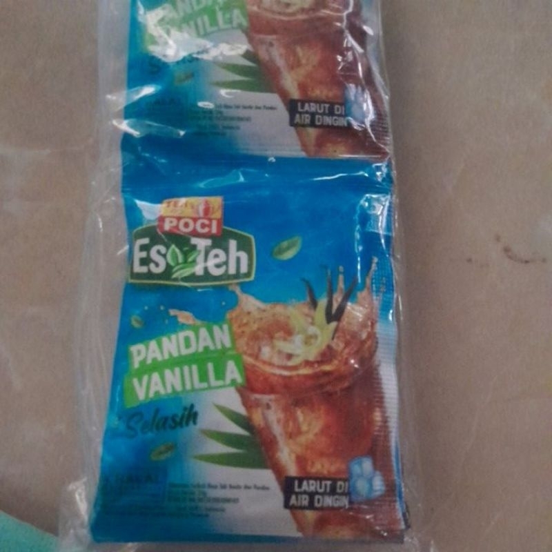 

Es Teh Pandan Vanila +Selasih(1pack) Baru