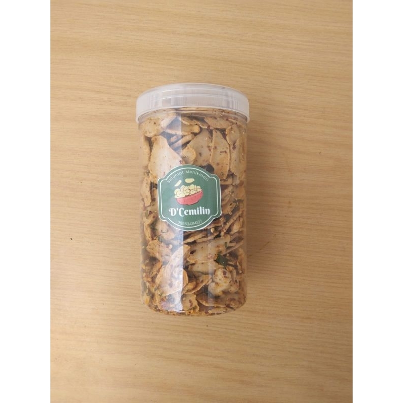 

Basreng Pedas Daun Jeruk Kriuk Anti Melempem 1000ml