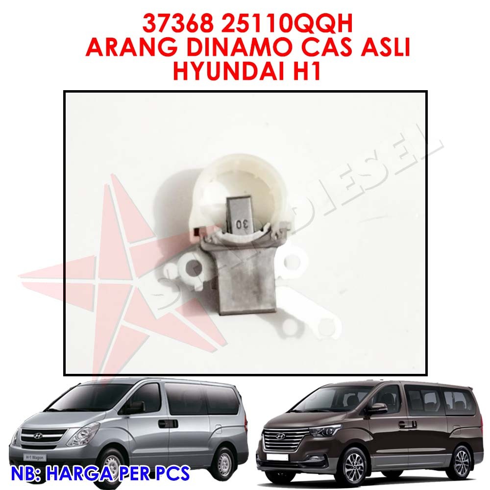 ⁠DINAMO CAS HYUNDAI H1 37368-25110 CARBON BRUSH ASLI HYUNDAI STAREX H1 A1 A2