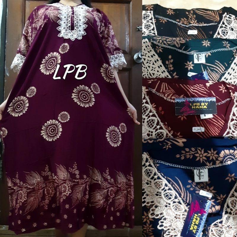 Daster Arab Renda Jumbo Motif Bunga Matahari LD 125 CM Rayon Superr