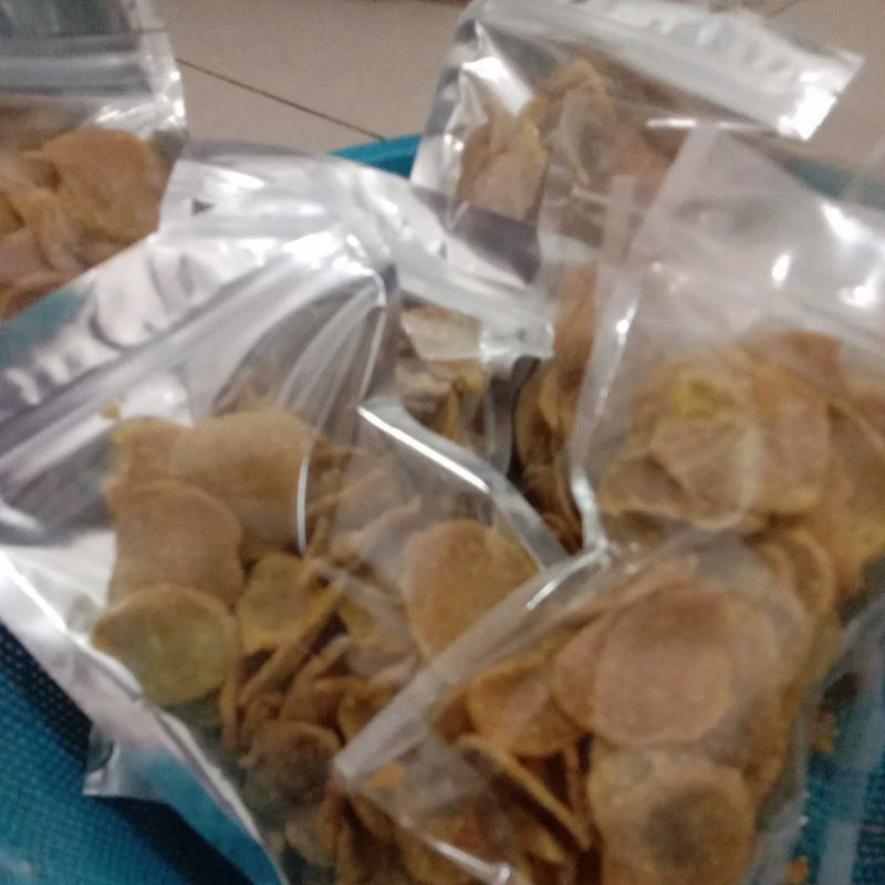 

Kripik kerang remis/rasa jagung manis/100gram