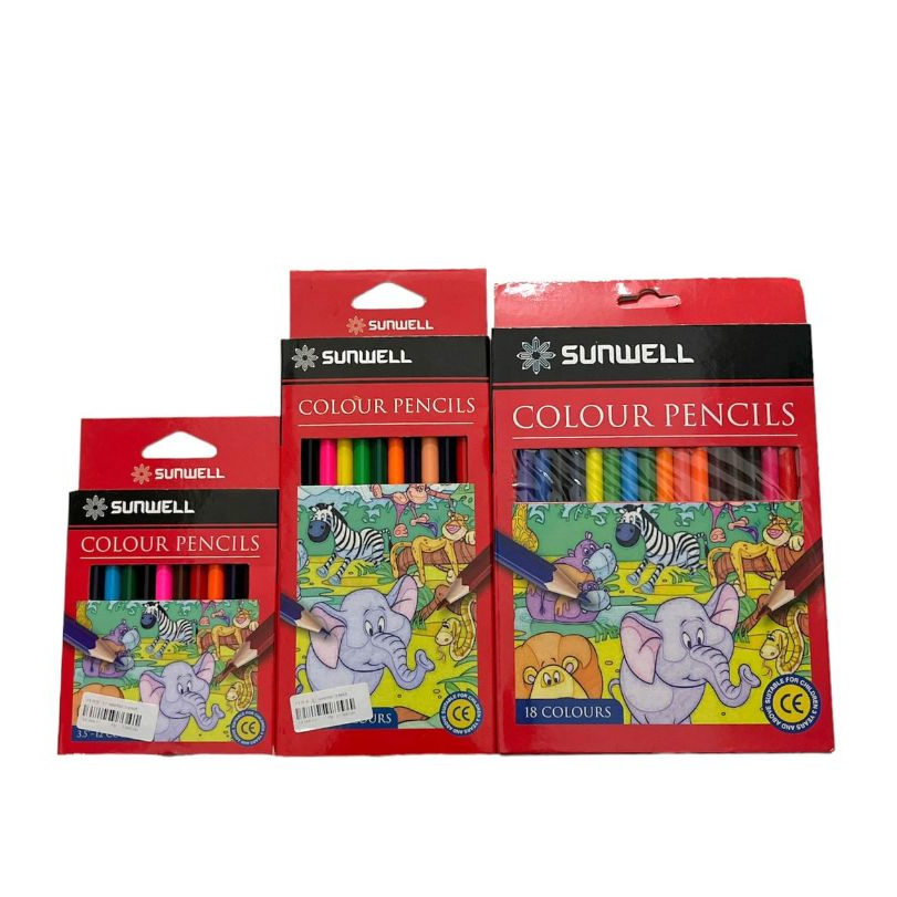 

SATU SET Colour Pencil / Pensil Warna SUNWELL