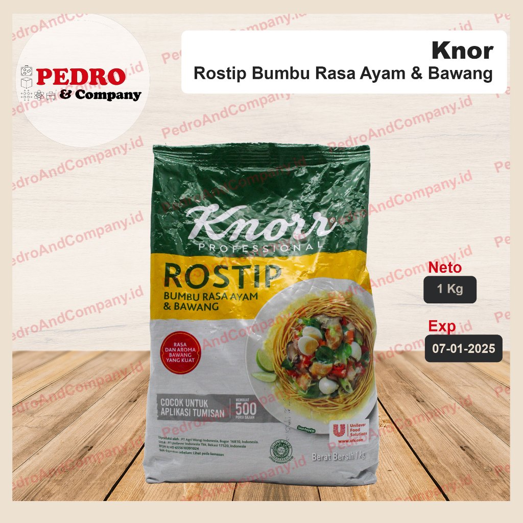 

Knorr rostip chicken 1kg - penyedam rasa ayam